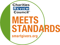 Charities Review Council - Meets Standards. smartgivers.org