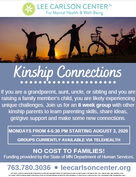 New Supportive Group Offering for Caregivers Caring for Kin and Chosen Kin Now Available