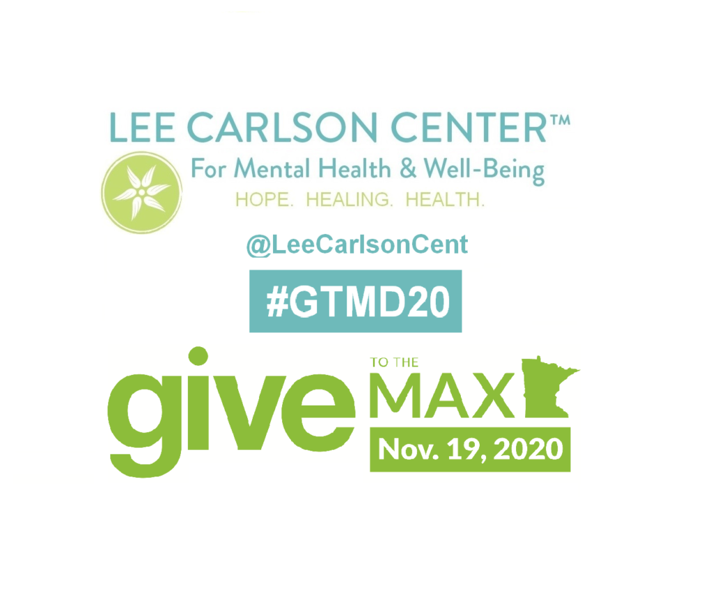 Lee Carlson Center is participating in Give to the Max Nov 19, 2020